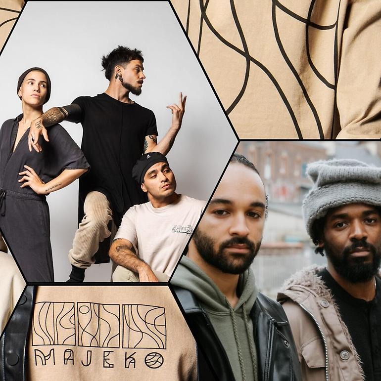 Dansare från tre dansgruppen