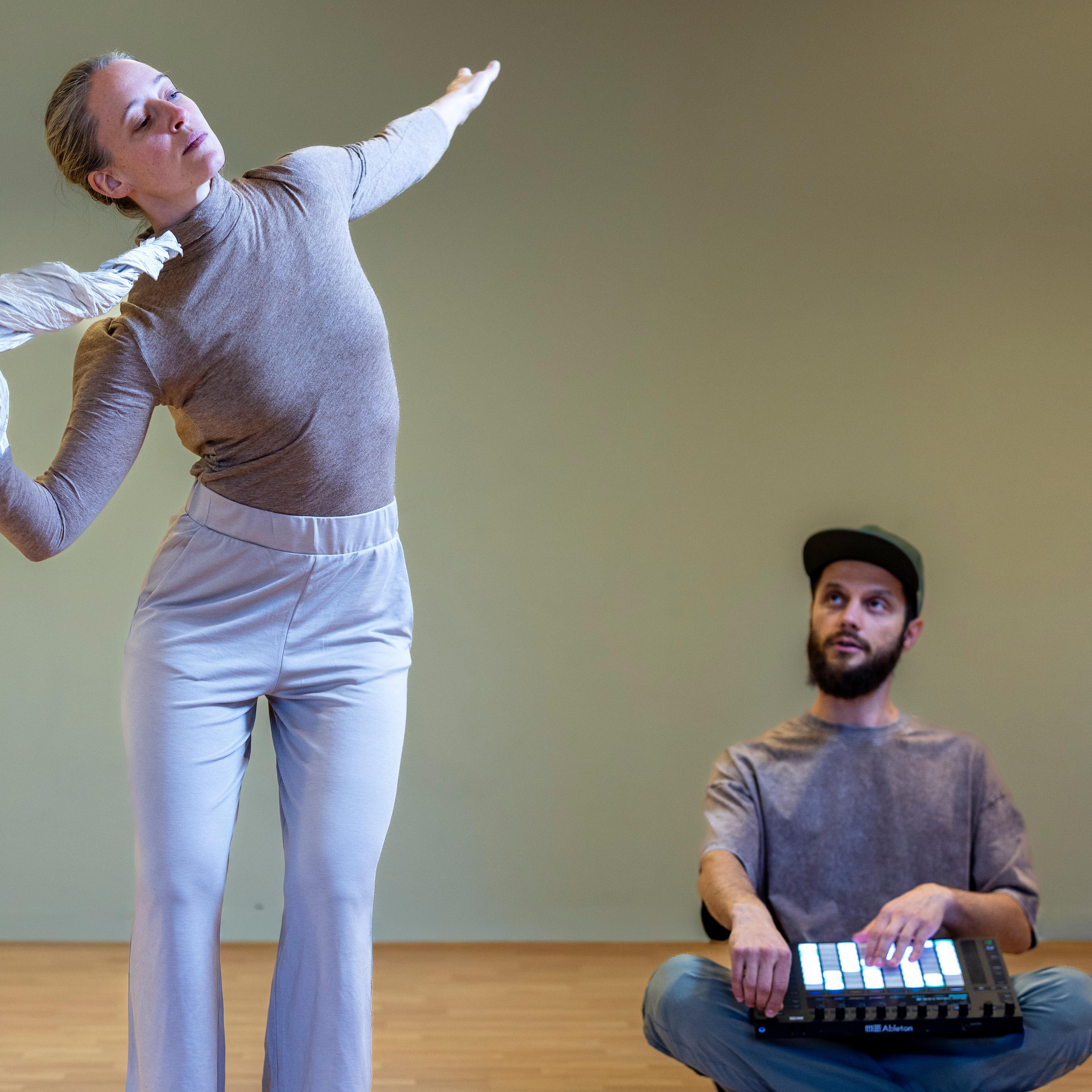 Stina Nilsson och Anton Kosiei